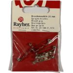 RAYHER JEWELLERY BROOCH PINS 25MM 5PCS PLATINUM