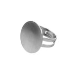 RAYHER JEWELLERY RING BLANK D.20MM PLATINUM