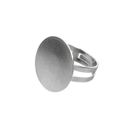 RAYHER JEWELLERY RING BLANK D.20MM PLATINUM