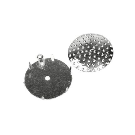 RAYHER JEWELLERY PENDANT WITH SIEVE D.25MM PLATINUM