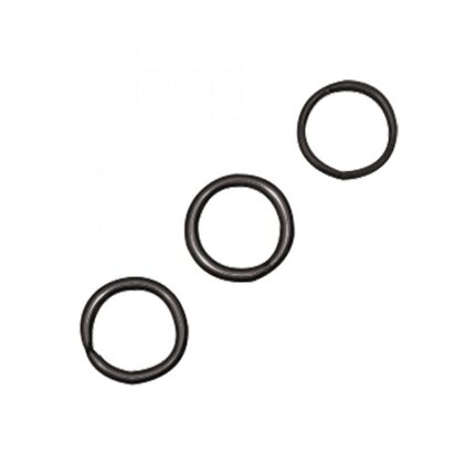 RAYHER JEWELLERY METAL RINGS D.7MM 60PCS BLACK