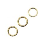 RAYHER JEWELLERY METAL RINGS D.7MM 60PCS GOLD