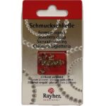 RAYHER JEWELLERY CLASP RECTANGLE 6X18.8MM [FOR 3ROWS] GOLD PLATED