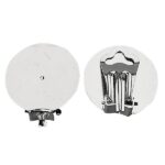 RAYHER JEWELLERY EARRING CLIP 19MM [1PC] PLATIGNUM