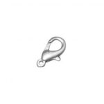 RAYHER JEWELLERY ANTIQUE LOBSTER CATCHES 13X7MM 2PCS OXIDISED SILVER