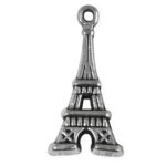 RAYHER METAL JEWELLERY PENDANT EIFFEL TOWER 19MM OXIDIZED SILVER