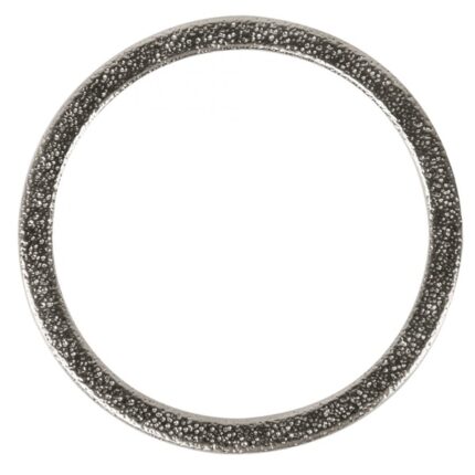 RAYHER JEWELLERY RING METAL FLAT D.50MM SILVER