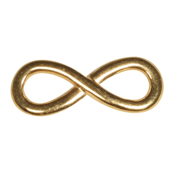 R22724616.jpg RAYHER METAL JEWELLERY ELEMENT INFINITY 2.9X1.1CM GOLD - Image 1
