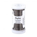 RAYHER FLORISTS WIRE D.0.35MMX100M GLOWED SILVER