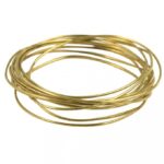 RAYHER SMOOTH BRASS WIRE D.2MMX3M