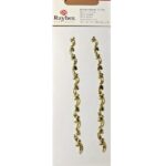 RAYHER WAX BORDER 11CM 2PCS GOLD