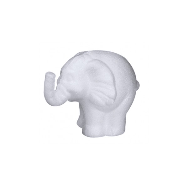 R3319800.jpg RAYHER STYROFOAM ELEPHANT 11CM - Image 1