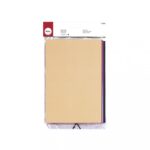 RAYHER SPONGE RUBBER SHEET 0.13X15X22.5CM 10PCS ASSORTED