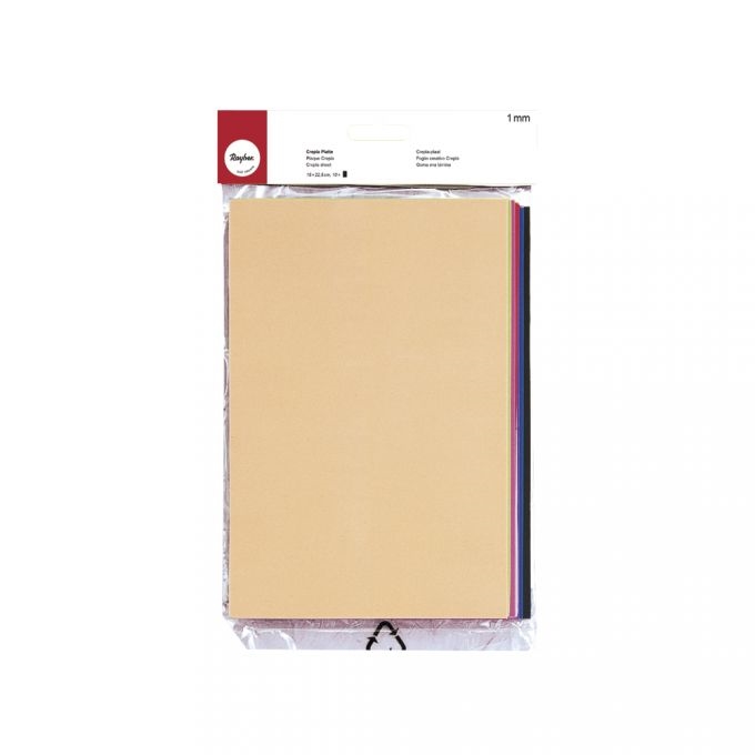 R3395549.jpg RAYHER SPONGE RUBBER SHEET 0.13X15X22.5CM 10PCS ASSORTED - Image 1