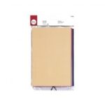 RAYHER SPONGE RUBBER SHEET 0.2X15X22.5CM 10PCS ASSORTED
