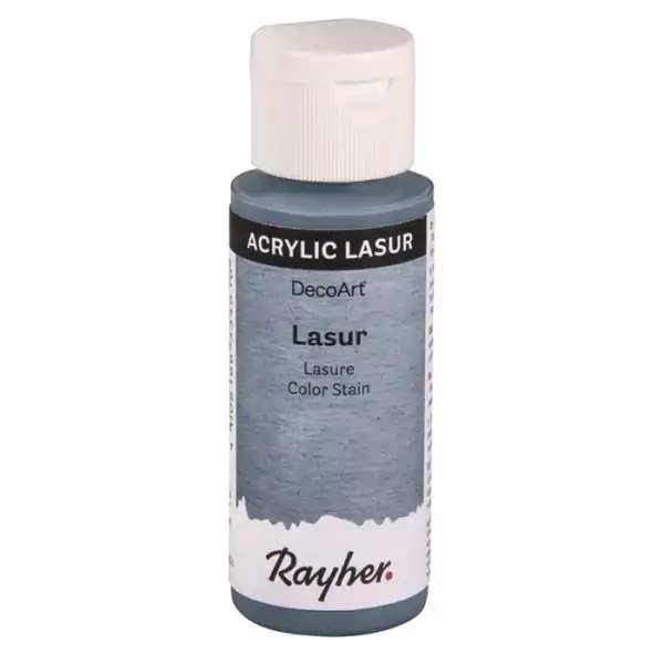 R35023566.jpg RAYHER ACRYLIC COLOUR STAIN 59ML BLUE GREY - Image 1