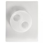 RAYHER CASTING MOULD [2SHAPES] 12X8CM TEALIGHT CANDLE YIN YANG
