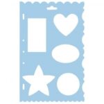 RAYHER PHOTO STENCIL 20X30CM ASSORTED