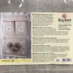 RAYHER TEXTILE 3POCKETS HANGING STORAGE BAG 24X38.5CM - Image 2