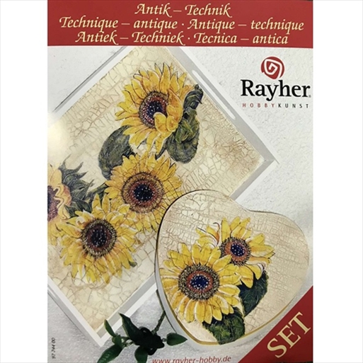 R38632000.jpg RAYHER TECHNIQUE-ANTIQUE 4PCS SET - Image 1