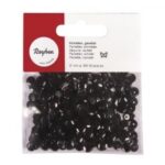 RAYHER SEQUINS PAILLETTES D.6MM 500PCS BLACK