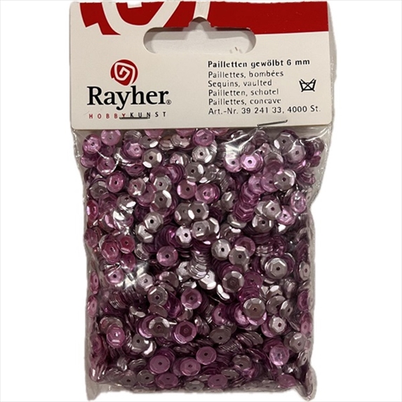R3924133.jpg RAYHER SEQUINS PAILLETTES D.6MM 4000PCS PINK - Image 1