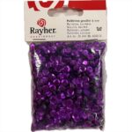RAYHER SEQUINS PAILLETTES D.6MM 4000PCS PURPLE