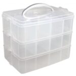 RAYHER PLASTIC SORTING BOX [WITH HANDLE] 23.1X15.6X18.5CM
