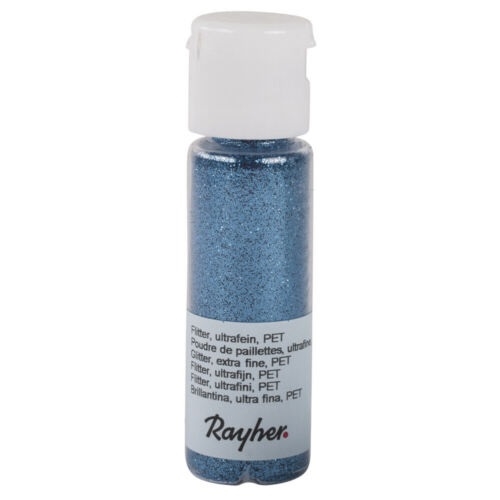 R39420374.jpg RAYHER GLITTER EXTRA FINE 20ML AZURE - Image 1