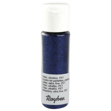 RAYHER GLITTER EXTRA FINE 20ML SAPPHIRE