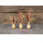 RAYHER WOODEN DECORATIVE VASE MINI 4.8-6.4CM 3PCS - Image 2