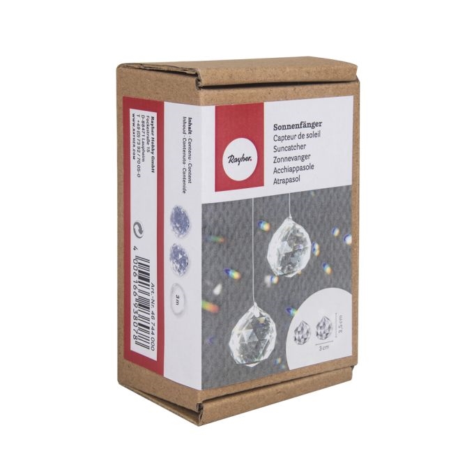 R46744000.jpg RAYHER SUNCATCHER 3X3.5CM 2PCS - Image 1