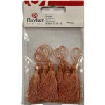 RAYHER DECORATING TASSEL 5CM 6PCS ORANGE