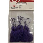 RAYHER DECORATING TASSEL 5CM 6PCS PURPLE