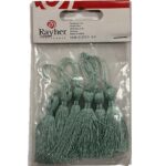 RAYHER DECORATING TASSEL 5CM 6PCS EMERALD