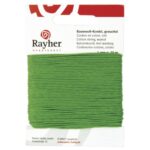 RAYHER COTTON CORD WAXED 1MM/20M GREEN