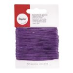 RAYHER COTTON CORD WAXED 1MM/20M PURPLE