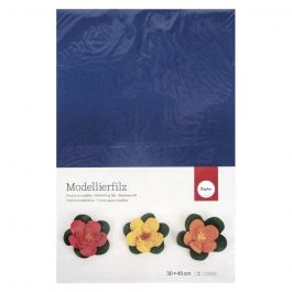 R5301610.jpg RAYHER MODELLING FELT 0.2X30X45CM DARK BLUE - Image 1