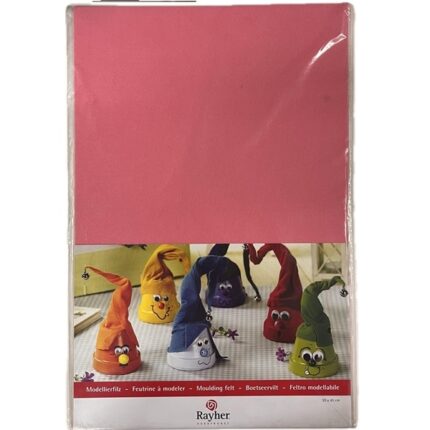 RAYHER MODELLING FELT 0.2X30X45CM PALE PINK