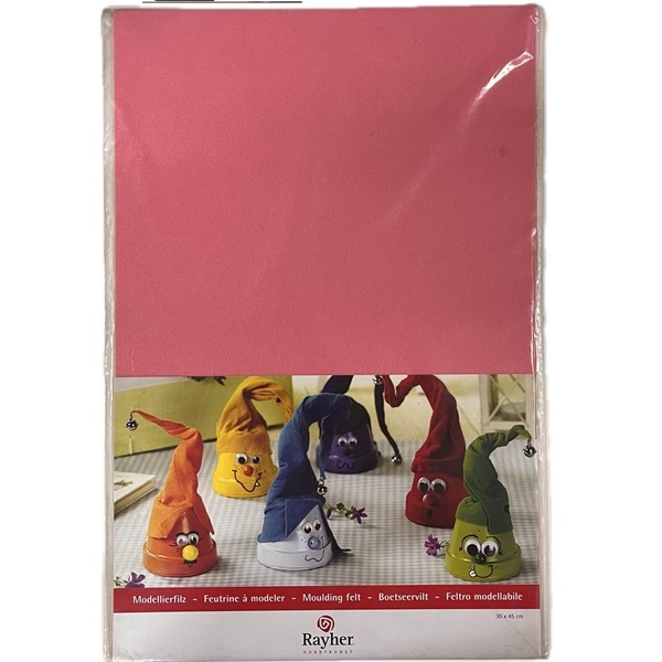 R5301616.jpg RAYHER MODELLING FELT 0.2X30X45CM PALE PINK - Image 1
