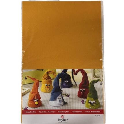 RAYHER MODELLING FELT 0.2X30X45CM YELLOW