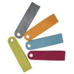 RAYHER FELT KEY TAG 15X3.5CM 5PCS LIGHT COLOURS