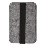 RAYHER FELT MOBILE PHONE CASE 9X13.5CM ROCK GREY