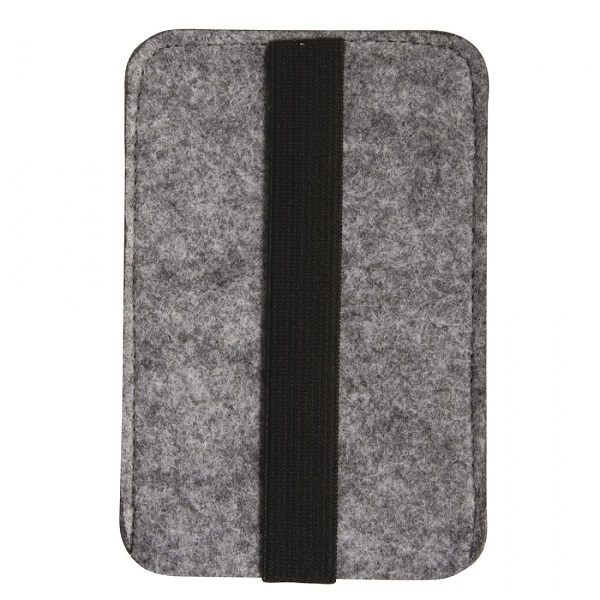 R53280558.jpg RAYHER FELT MOBILE PHONE CASE 9X13.5CM ROCK GREY - Image 1
