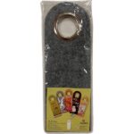 RAYHER FELT DOOR HANGER 9.5X26.5CM GREY