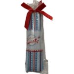 RAYHER COTTON FABRIC 50X65CM PLAY STRIPES AZURE
