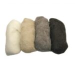 RAYHER PURE WOOL MOTTLET 4X25G BROWN COLOURS