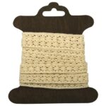 RAYHER COTTON BORDER LORENA 1CM/3M BEIGE