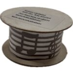 RAYHER DECO RIBBON NOTES SELF ADHESIVE 4CM/2M DARK BROWN