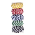 RAYHER BAKERS TWINE CORD MIX D.2MM 5X4M COLOURED